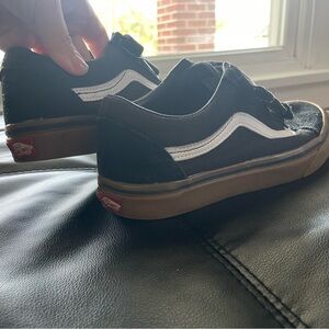 Black Velcro vans